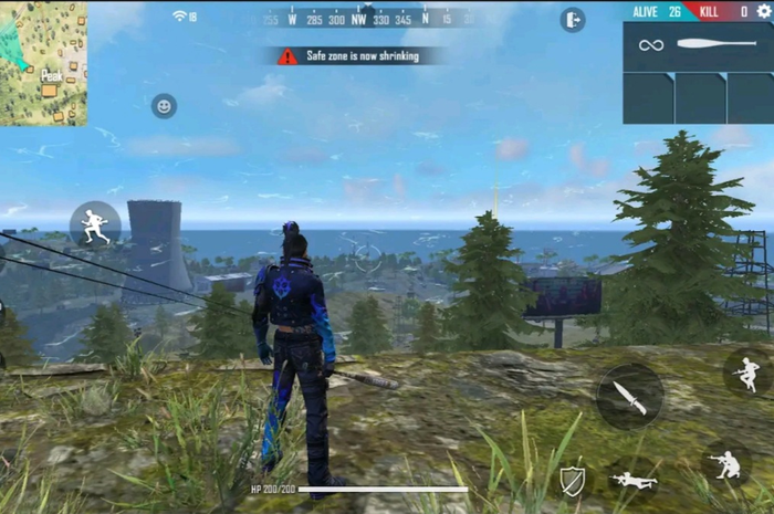 Tampilan gameplay Free Fire MAX.