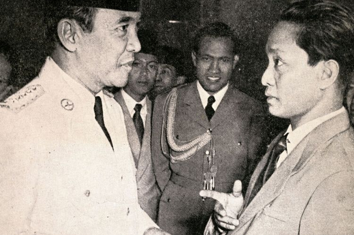 Ilustrasi. (Kiri) Presiden Soekarno, (Kanan) DN Aidit (kanan), tokoh PKI.