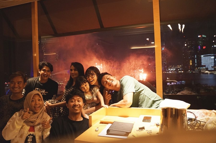 Foto Gisel mesra dengan Wijin jarang terlihat di akun Instagram penyanyi Surabaya itu. Gading Marten gelagapan.