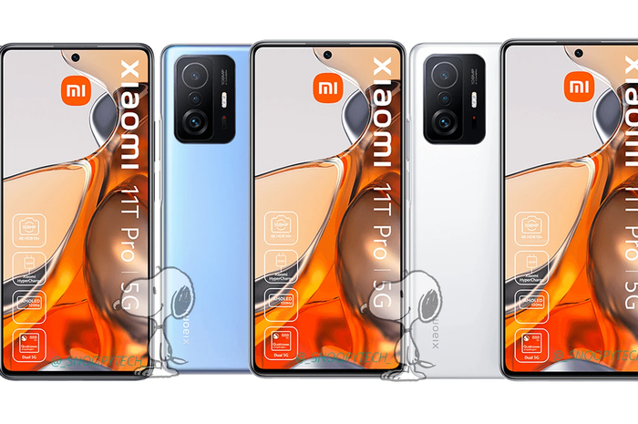 Gambar render Xiaomi 11T