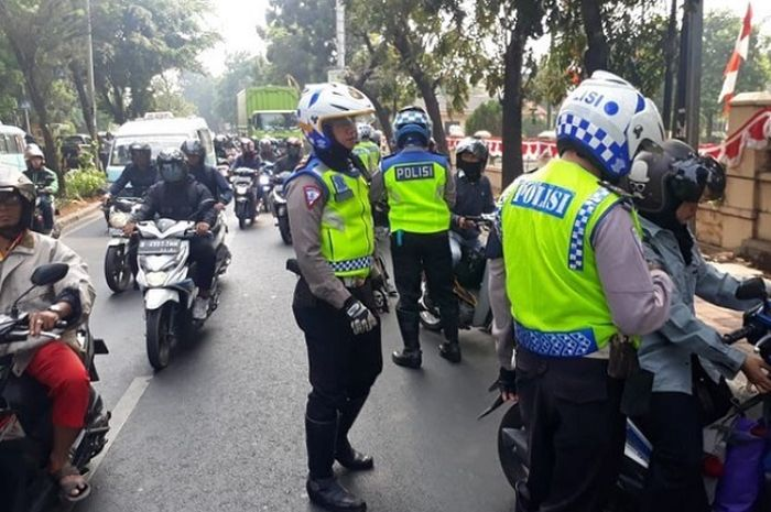 Ilustrasi razia saat Operasi Patuh Jaya 2021