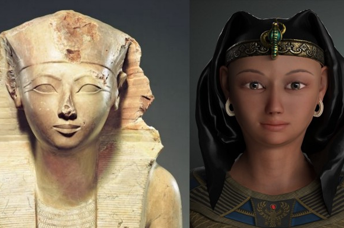 Patung Ratu Hatshepsut, Ratu Mesir yang dihilangkan dari sejarah.