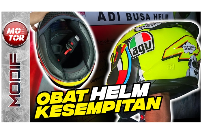 Adi Busa Helm terima servis helm lokal maupun impor