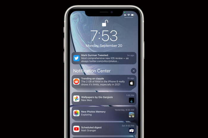 Notifikasi iOS 15