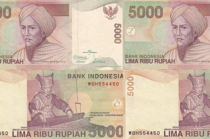 Dicek koleksi uang Anda, ada ciri khusus uang Rp5 ribu bisa laku Rp450 juta.
