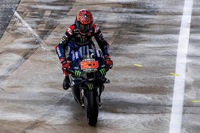Tes MotoGP Misano 2021, Fabio Quartararo gaspol tapi masih merasa kecewa.