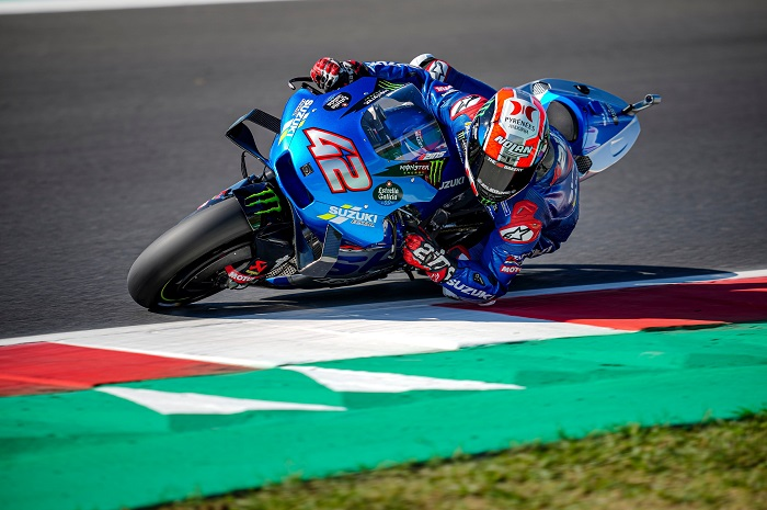 Pembalap Suzuki Ecstar, Alex Rins dapat kabar bahagia setelah jalani tes MotoGP Misano 2021.