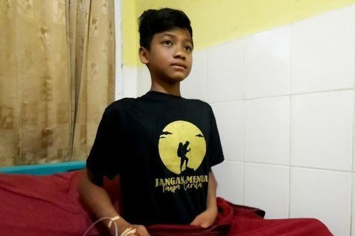 Muhammad Gibran Arrasyid (14) berhasil ditemukan dalam keadaan selamat setelah 5 hari hilang di Gunung Guntur.