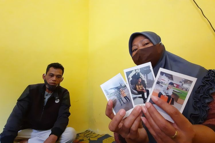 Orangtua Cahyono Putra (17), seorang pelajar SMK di Kabupaten Ciamis 