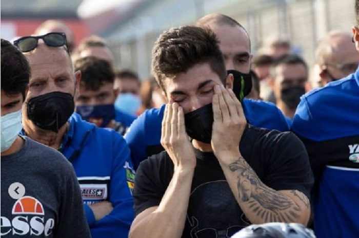 Jelang MotoGP Amerika 2021, Maverick Vinales bikin postingan mengharukan untuk sepupunya yang meninggal pada race 1 WorldSSP300 Jerez 2021.