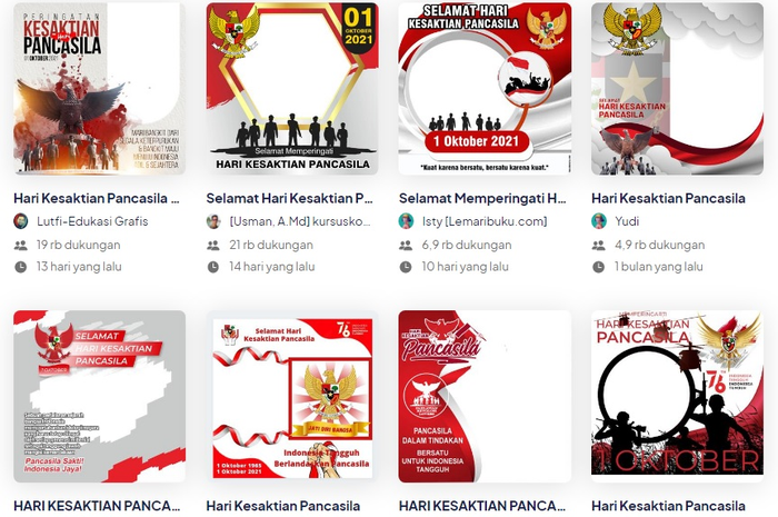 Twibbon Hari Kesaktian Pancasila