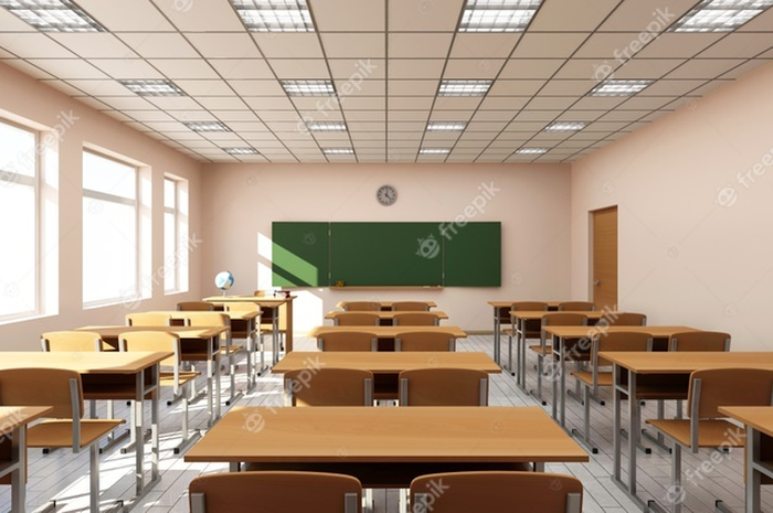 Ilustrasi sekolah.