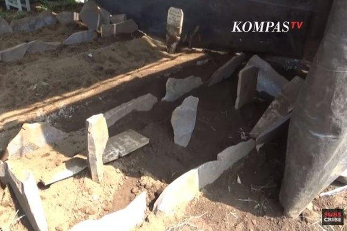 Kondisi makam Tuti dan Amalia, korban pembunuhan di Subang