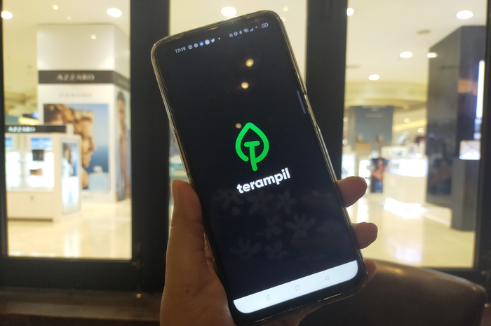Halaman utama aplikasi Terampil, platform pelatihan on demand.