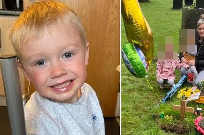 Viral ibu di Wales rayakan ulang tahun anaknya, Ianto yang tewas tertabrak truk ayahnya