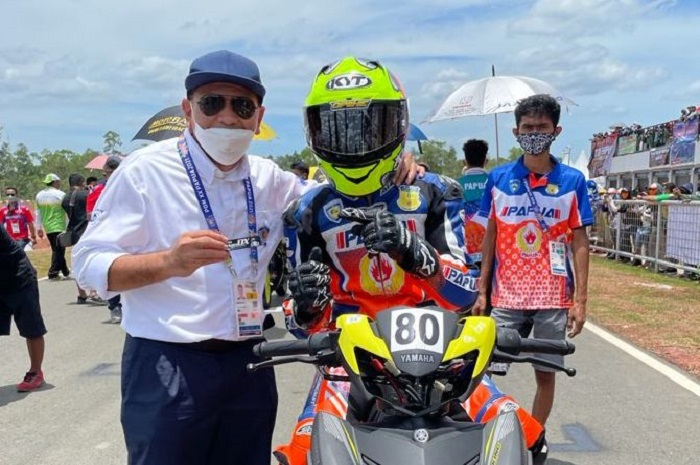 Busi NGK MotoDX jadi busi resmi pada balap motor di PON XX Papua 2021