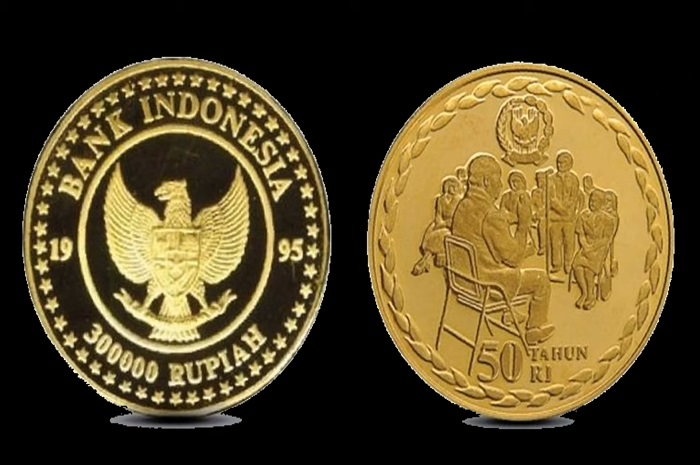 Ilustrasi uang koin yang sedang dicari kolektor, bayarannya lebih mahal dari harga Honda BeAT.