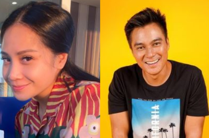 Kolase foto Nagita Slavina dan Baim Wong