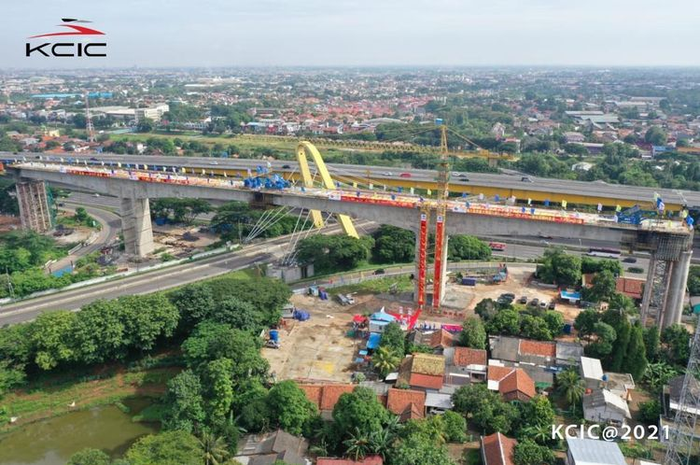 Proyek Kereta Cepat Jakarta-Bandung.