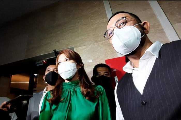  Tamara Bleszynski yang didampingi kuasa hukumnya, Djohansyah sambangi Bareskrim Polri, pada Selasa (12/10/20221).