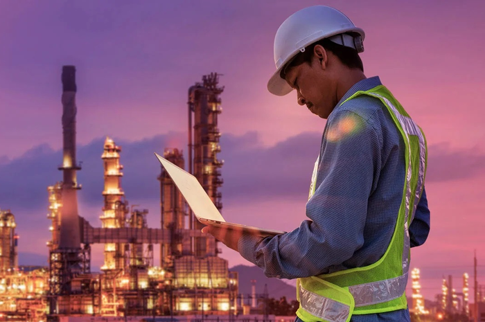 Ilustrasi migas, AVEVA, Schlumberger