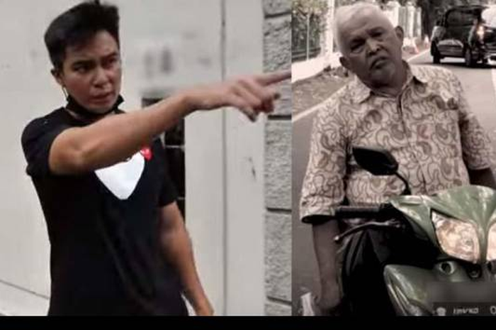 Kolase Baim Wong saat memarahi Kakek Suhud viral di media sosial.