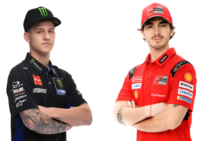 Ilustrasi. Berat sebelah duel perebutan juara dunia MotoGP 2021 antara Fabio Quartararo vesus Francesco Bagnaia. Fabio Quartararo kans besar kunci titel juara dunia di MotoGP Emilia Romagna 2021, (24/10/2021)