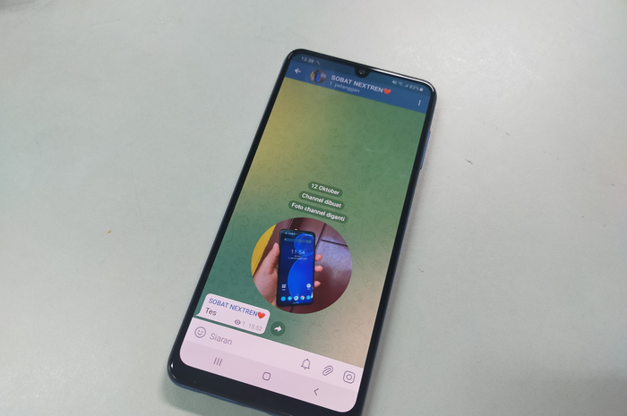 Fitur private channel Telegram.