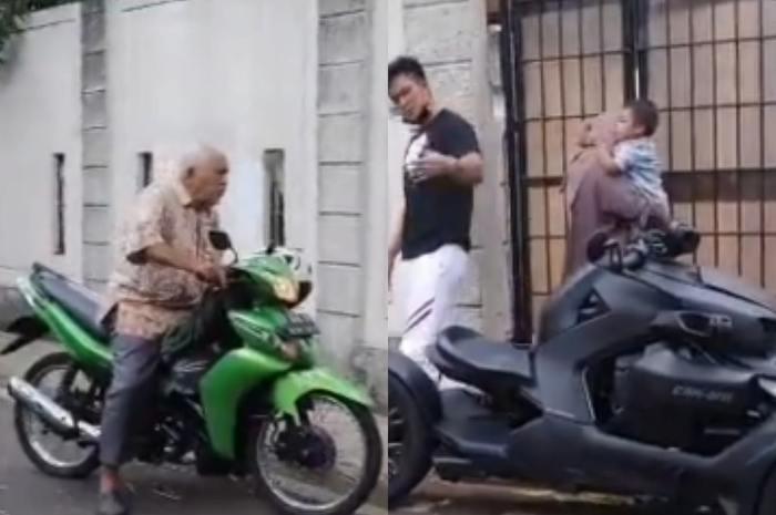 Baim Wong saat menergur Kakek Suhud
