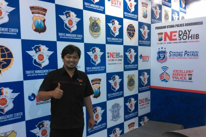 Foto tampang Arief Zainurrohman (AZ) direktur TV swasta yang ditangkap polisi beredar di media sosial.