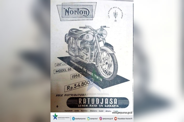 Kaget, harga motor Norton di Indonesia tahun segini cuma di bawah Rp 50 ribu bro!