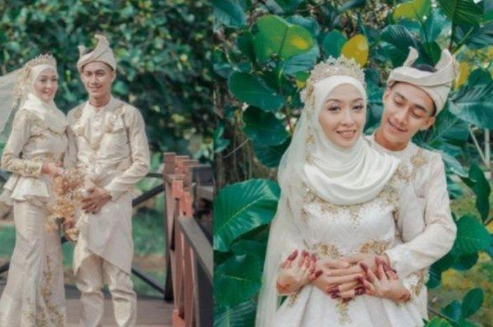 Muhammad Nurhasif Rahmat dan istrinya, Nurul Farah Eszurin M Azmi.
