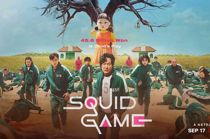 Poster serial Squid Game.