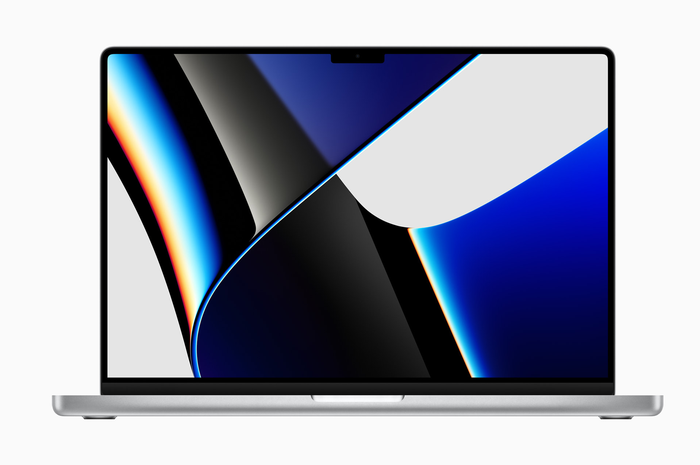 Tampilan layar MacBook Pro generasi terbaru.