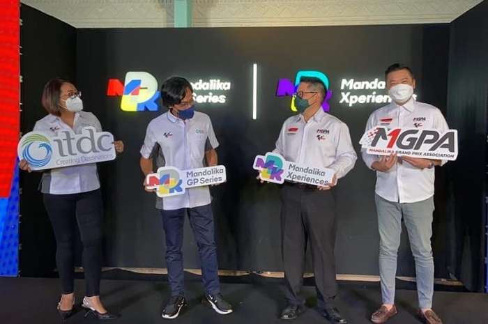 Jelang WSBK Indonesia 2021, Indonesia Tourism Development Corporation (ITDC) bersama Mandalika Grand Prix Association (MGPA) resmi luncurkan logo event.