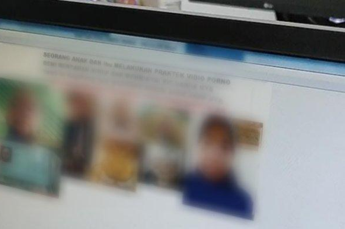 Salah satu konten berisi teror yang dibuat debt collector PT AIC untuk menekan para nasabahnya supaya segera membayar utang.