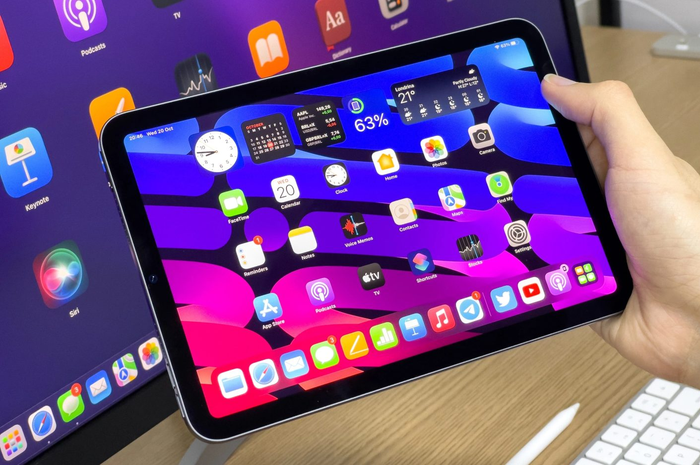 Ilustrasi Apple Smart Display. on pict: ipad mini 6