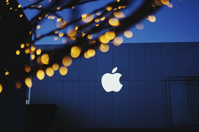 Ilustrasi logo Apple