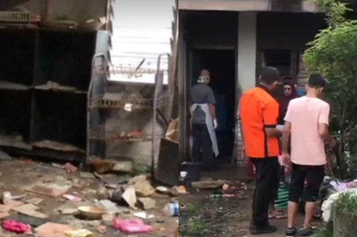 Rumah keluarga ini sangat kotor