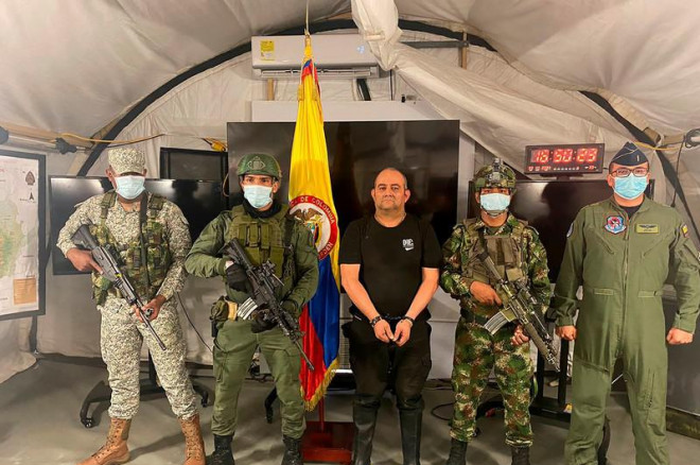 Pasukan khusus Kolombia menangkap Dairo Antonio Usuga alias Otoniel.
