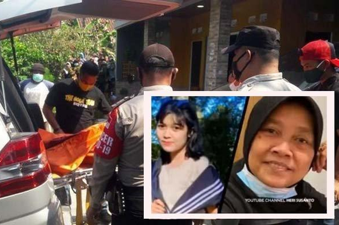 Proses evakuasi jasad Tuti dan Amalia