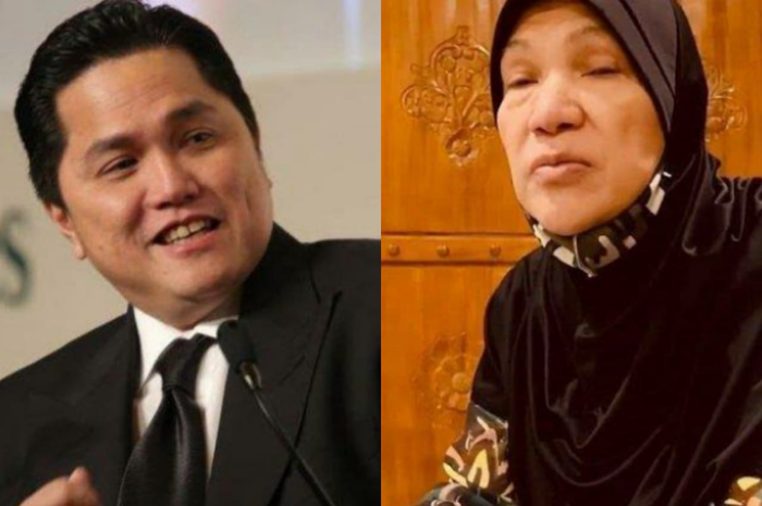 Erick Thohir jenguk Dorce setelah kunjungan kerja di Palembang.
