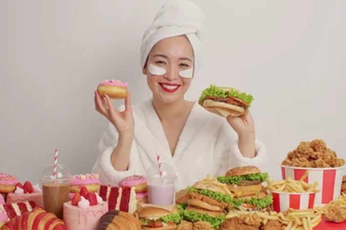 Ilustrasi tubuh tetap kurus meski banyak makan