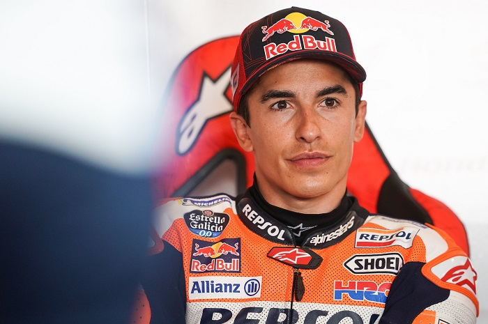 Pembalap Repsol Honda, Marc Marquez absen di MotoGP Portugal 2021.