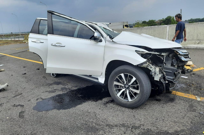 Kondisi mobil yang ditumpangi Vanessa Angel