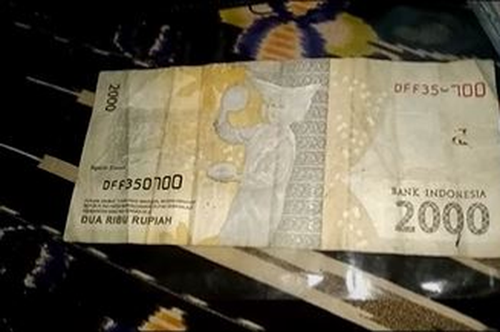 Wow uang kertas Rp 2000 dengan ciri ini dihargai Rp 60 juta, bisa langsung beli motor sport nih brother!