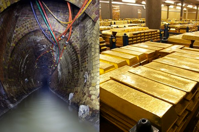 Penggali selokan temukan gudang emas bertumpuk 