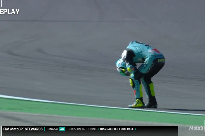Dennis Foggia sedih peluang juara dunia Moto3 2021 hancur