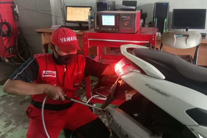 Enak banget, kalau motor brother enggak lulus uji emisi bisa langsung tukar tambah dengan motor baru Yamaha.