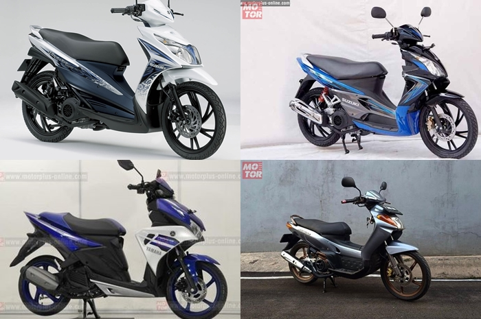 Ilustrasi motor matic yang sudah stop produksi.